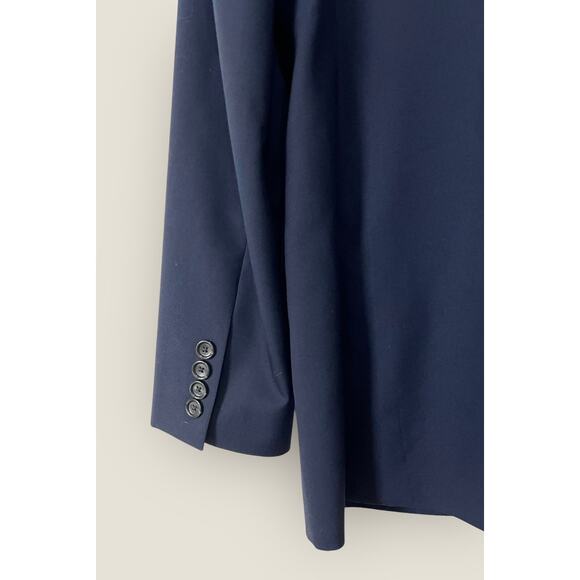 J. Crew Men's 40L Ludlow Slim-fit Suit Jacket in Italian Wool Navy Blue Blazer - Picture 5 of 9